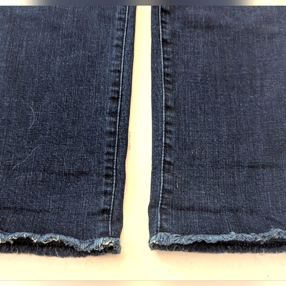 DEMOCRACY "Ab Solution" Raw Hem Jeans Whiskered size 16W - Picture 10 of 11